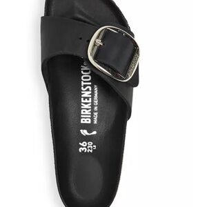 Birkenstock big buckle oiled leather